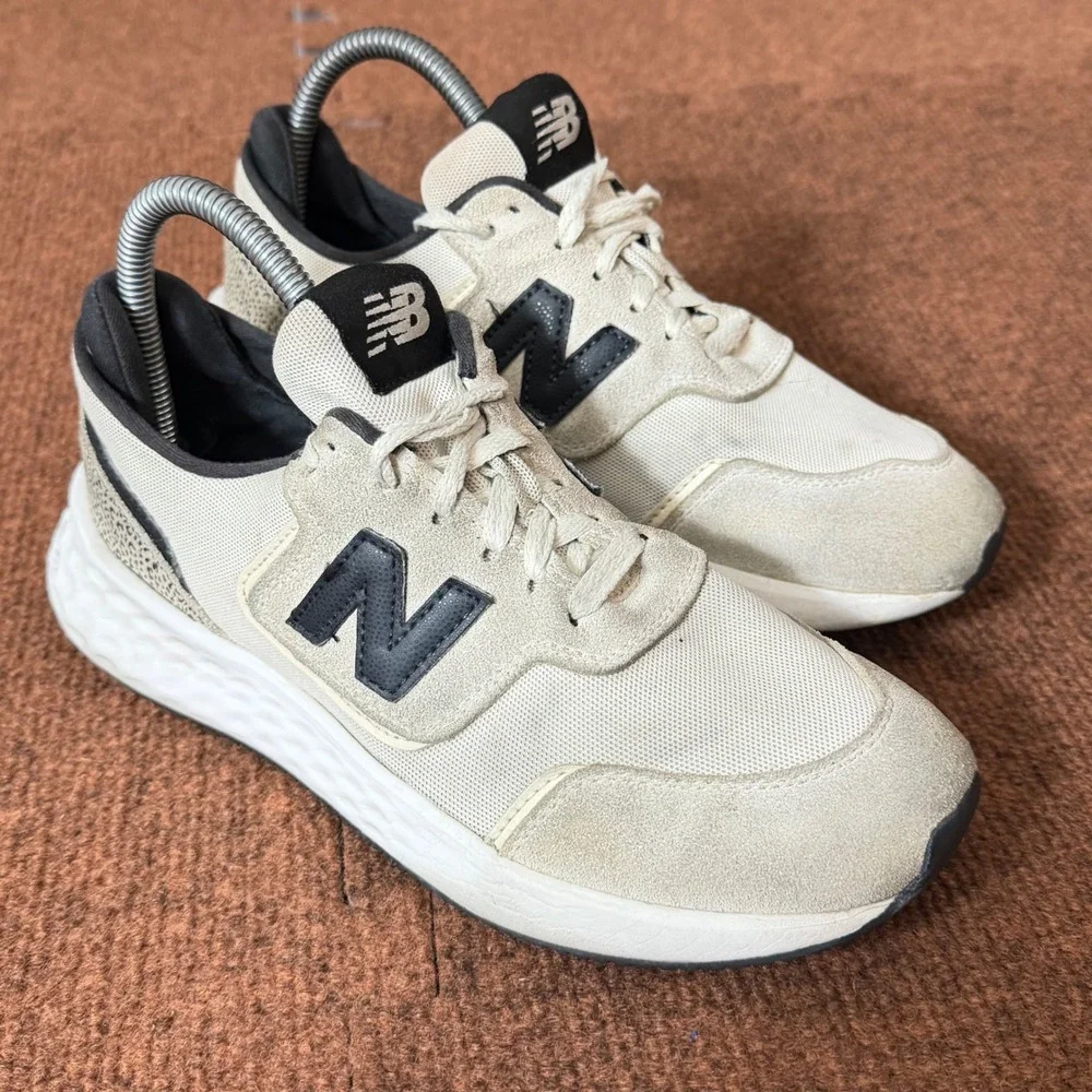 New Balance Fresh Foam Arishi v4 Womens Running Shoes Cream Black WARITTHA‎  7.5